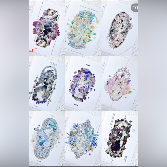 Waterproof PET Tape cute, lovely,Flower, journal sticker, Notebook, hand account - Picture 9 of 9